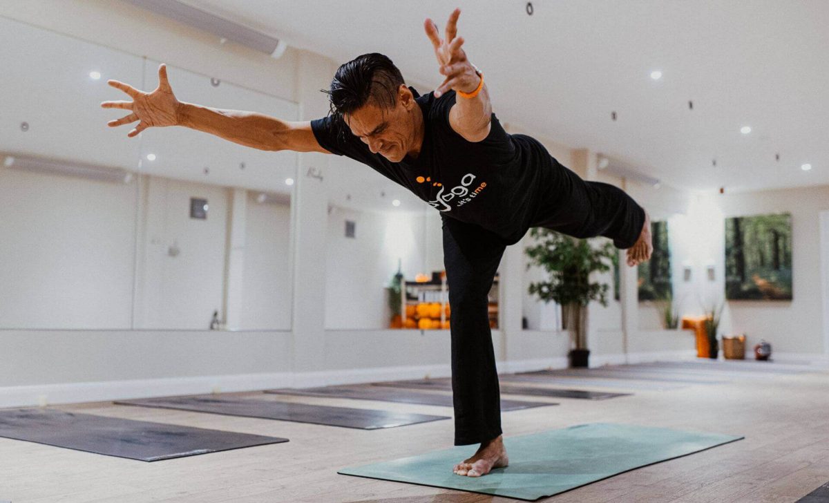 “Take your passion & make it happen” by Chris Abay, founder of abaYoga.